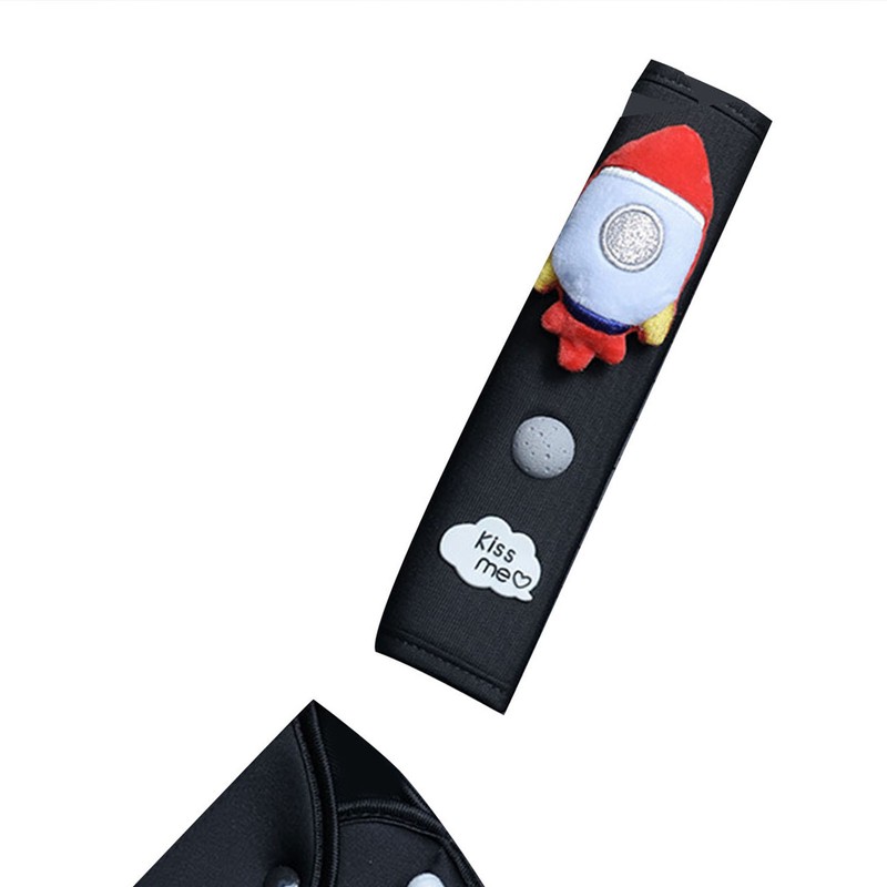 Car Seatbelt Cushion Pad Cute Soft Thick Polyester Kids Car