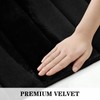 BYSURE BYSURE Black Memory Foam Bathroom Rug Set 3 Piece,