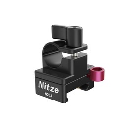 Nitze Quick Release NATO Clamp to 15 mm Rod Clamp, 15 mm Rod Holder to NATO Clamp for DSLR/Mirrorless Camera Rig, Monitor Rig, Follow Focus - N20J