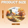 50 Pcs Fall Paper Plates 12 Inch Large Watercolor Landscape