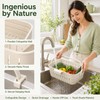 Foldable Hanging Sink Drain Basket, 2026 Upgraded Foldable Kitchen Sink