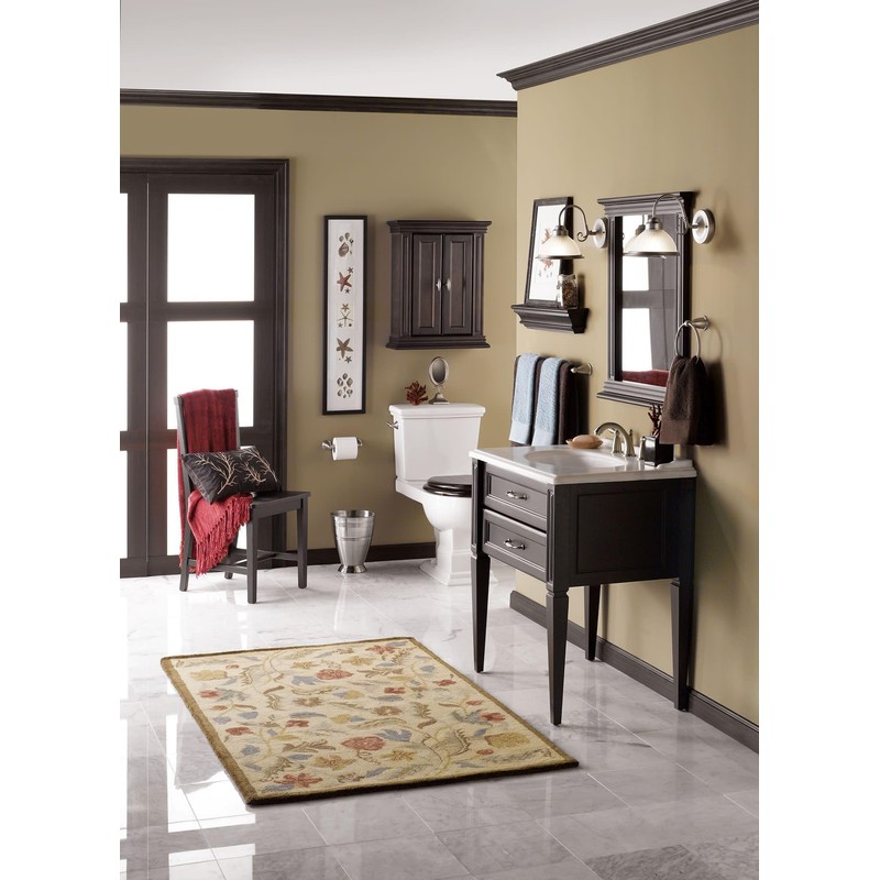 Moen Brantford Traditional Brushed Nickel Spring-Loaded Wall Mounted Toilet Paper