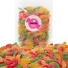 Smarty Stop Gummy Worm Candy – Edible Fruity Flavored Confectionery