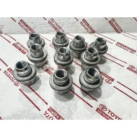 Toyota 10 New Genuine Chrome Washer Lug Nut Set Toyota Venza RAV4 12x1.5 OEM Take Of SM