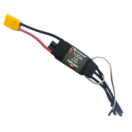 Flycolor 100A ESC 3-6S Electric Speed Controller 5v/6v/7.4v 5A BEC with XT90 & 4.0mm Bullet Plugs for RC Drone Airplane Brushless Motors