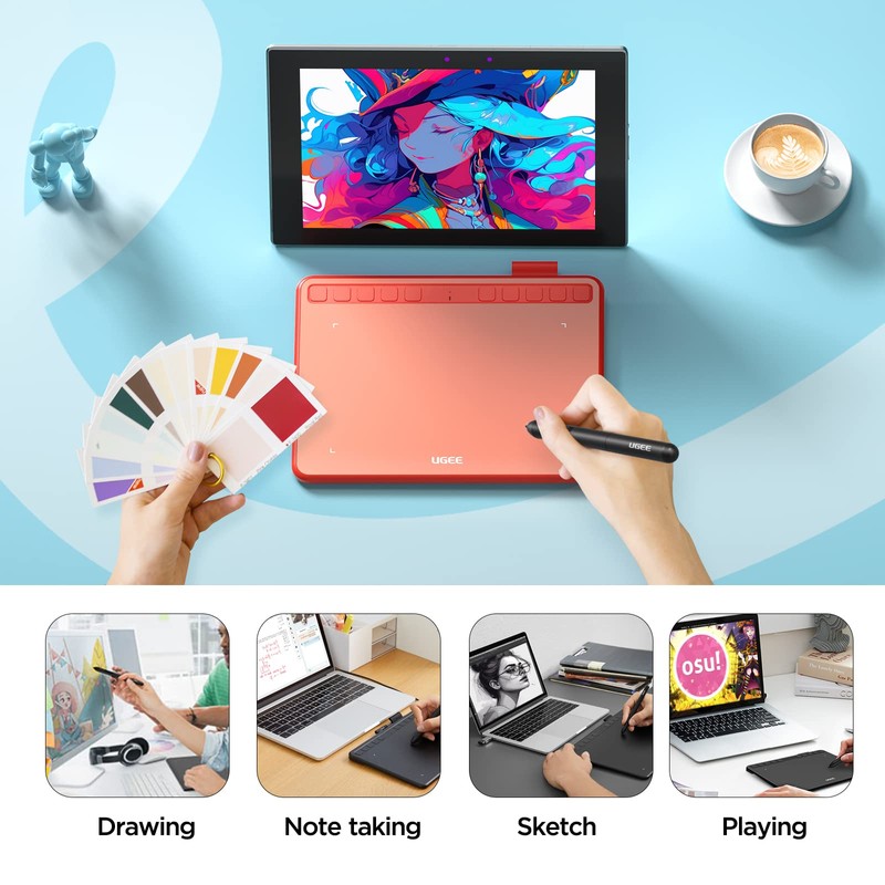 P01D Battery-Free Stylus for Ugee M708 V3/S640/S640W/S1060/S1060W Drawing Tablet