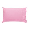 Just Contempo JC Pack of 2 Percale Plain Pillow Cases,
