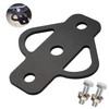 3-Way Trailer Hitch Adapter Steel Hitch Mount with Bolt for