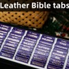 UPAFEXXI- Leather Bible tabs, Bible Tabs for Women and Men,