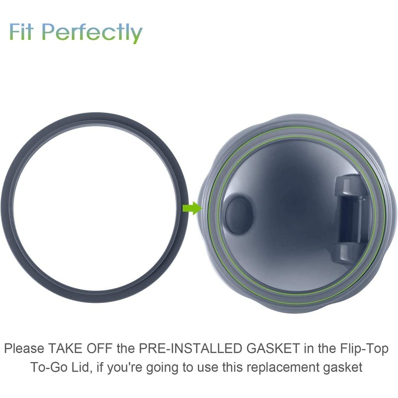 Pack of 6 Replacement Parts Gaskets with Lip Compatible with