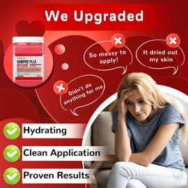 Jelly Mask, Facial Skin Care- Vampire "Peel-Off" Jelly Mask Set, Jelly masks for Facials Professional, Face Mask For Instant Hydration, Vegan Peel Off Face Mask, For Moisturizing, Smoothing (Vampire)