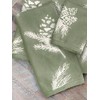 BLACK FOREST DECOR Sage Pinecones Hand Towel