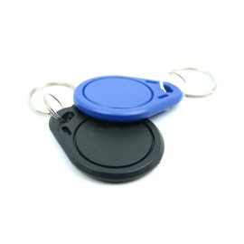 NFC Key Ring | 2 Pieces | NFC Tag Key | 1024 Byte | Blue and Black