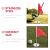 SUPVOX Golf Flagstick and Hole Cup Set, Stainless Steel and