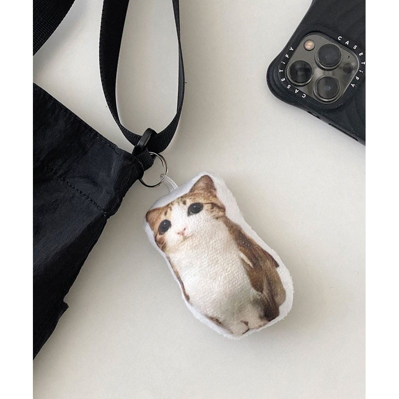 Dederit Funny Sounding Song Sound Cat Owl Plush Keyring