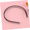 BIUDECO 3pcs Metal Teeth Comb Hairband Headband 80 Long Teeth