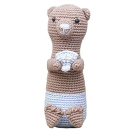 Hardicraft Crochet Kit for Making Yourself with Instructions and Material for Otis Otter, Approx. 18 cm