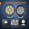 Nilight Juego de 2 Luces Antiniebla Redondas 27 W Impermeables