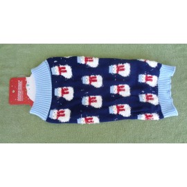 Home by Rite Aid Christmas Jacquard Snowman Sweater- Cat or Dog Size Large 16" Long- NWT