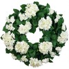 27" Hydrangea Wreath for Front Door – All-Season Wedding Décor