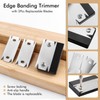 Bestgle Edge Banding Trimmer with 2Pcs Replaceable Blades for Woodworking