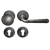 Helena R 1663 Door Fitting Right Antique Grey Door Handle