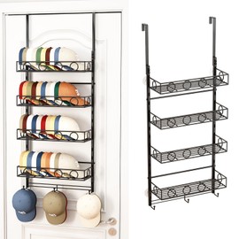 BeeOwner Over The Door Hat Rack: