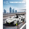 TYCOLE Sports Car Building Block Set with Display Case, Racing