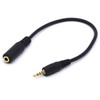 HUHANGGod 2.5mm Male to 3.5mm Female Cable Headphone Audio Converter