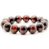 Shikui b463 Red Tiger Eye Bracelet, 0.6 inch (16 mm),