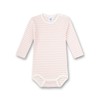 Sanetta Long-Sleeved Bodysuit (Pack of 3) Pink Stripes Pink and