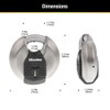 Master Lock M50XD Magnum Heavy Duty Stainless Steel Discus Padlock