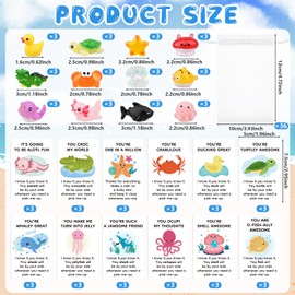 36 Sets Employee Appreciation Gifts Bulk Mixed Animal Thank You Gift Set with Inspirational Pun Greeting Cards Organza Bags Inspirational Gifts for Staff Coworker Office Pocket Favor Graduation Gift