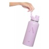 LuckyLy Termo Acero Inoxidable 1 Litro, Botella Agua Inicial Luckyly