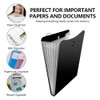 Vertical Accordion File Folder, Expanding File Document Organizer Bag for