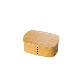 Tatsumiya 301779 Wappa 1-Tier Bento Box, 23.7 fl oz (700 ml), Hinoki, Made in Japan