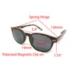 ColorViper Clear Bifocal Reader + Polarized Magnetic Clip on =