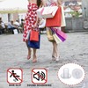 42 Pairs Heel Covers for Grass, 3 Sizes Clear High