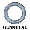 Weave Got Maille Anodized Aluminum Gauge Gunmetal Jumprings, 3.5mm