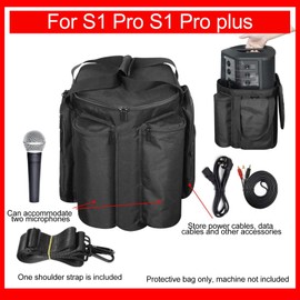 Hard Shell Travel Case for Bose S1 Pro S1 Pro Plus Speaker, Protective Bag with Shoulder Strap and Extra Pockets, Multifunctional Storage Bag