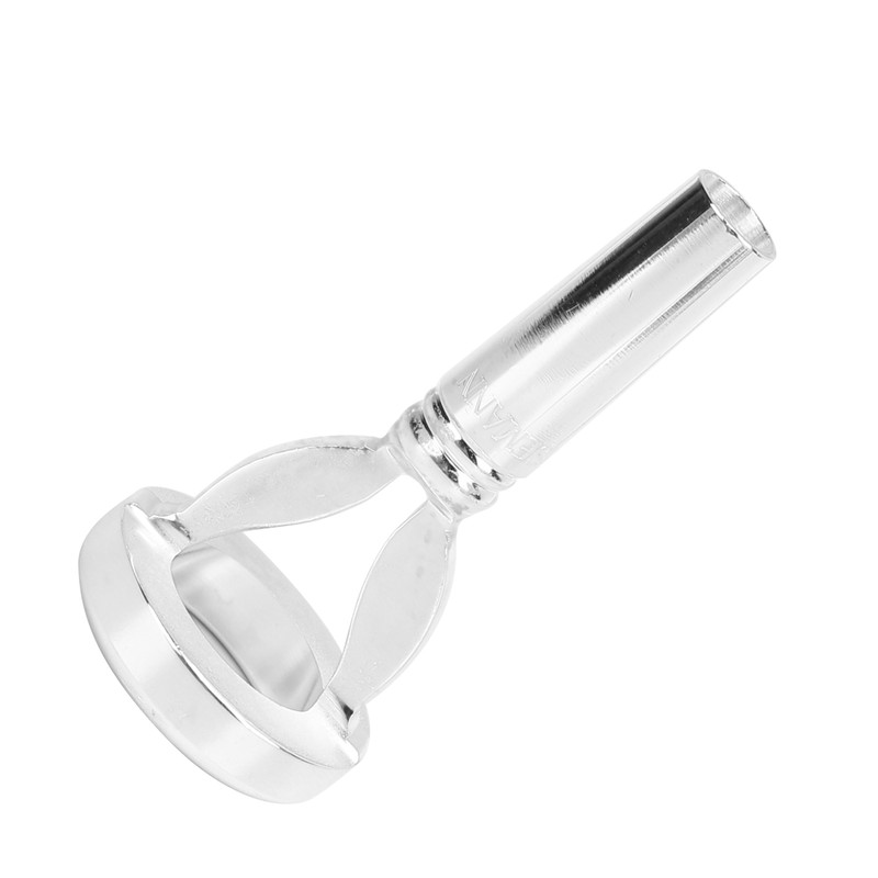 Trombone Mouthpiece Trainer Cooper Silver Plated Simulator Trumpet Practice Instrument