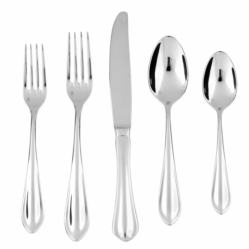Fortessa Forge 18/10 Stainless Steel Flatware Bouillon Spoon, Set of