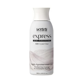 Kiss Express Color Semi- Permanent Crystal Clear 3.5oz by Kiss Express