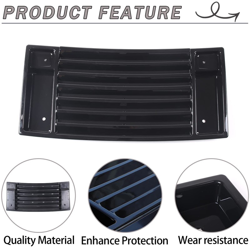 Lcojicep Hood Deck Vent Panel Covers Trim Moulding Compatible with