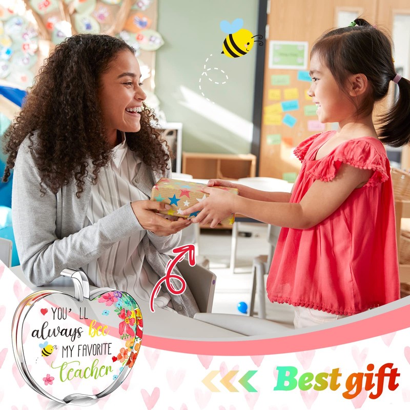 2 Pcs Class of 2024 Teacher Appreciation Gifts Acrylic Graduation