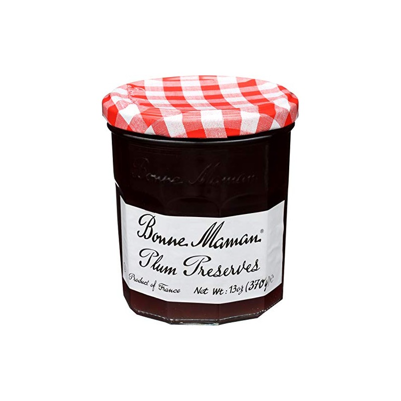 Bonne Maman Plum Preserves, 13-Ounce Jars (Pack of 6)