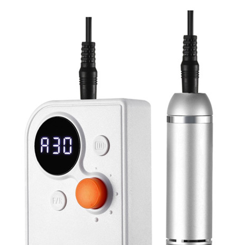 UV101 Nail Drill Machine LED Screen 0‑30000RPM Potable Nail Grinding