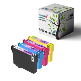 Smart Gadget 232 Compatible Replacement for 232 Ink Cartridge Work for Expression Home XP-4200 XP-4205 WF-2930 WF-2930DWF WF-2950DWF Printers [BCYM, 4-Pack] Upgraded 2024