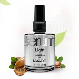 Image Light Hair Serum for Frizzy Hair – Moisturizes Hair, Adds Nourishment – Argan Oil Infused Anti Frizz Hair Serum for Repairing Dry & Damaged Foll