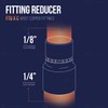Everflow Supplies FCRC1418 1/4" to 1/8" Copper Fitting Reducer with